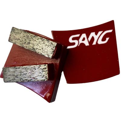 China Diamond Grinding Concrete Grinding Segments Trapezoidal Abrasive Tools For Syntec Floor Grinder US Saws for sale