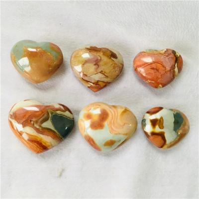 China Cheap China Price Small Ocean Jade Hearts Crystal Hearts For Sale for sale