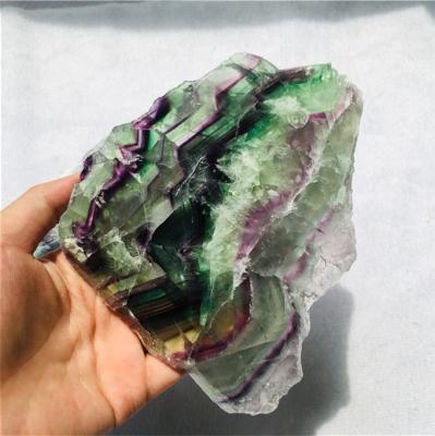 China China wholesale natural green fluorite healing quartz crystal slice dish for sale for sale