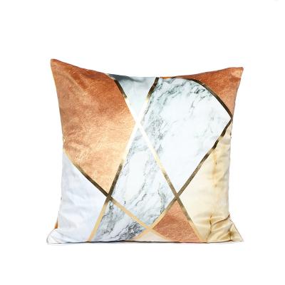 China Nordic Luxury Anti-bacteria Norse Single Velvet Pillowcase Living Room Sofa Decorative Luxury Throw Pillow Cover for sale