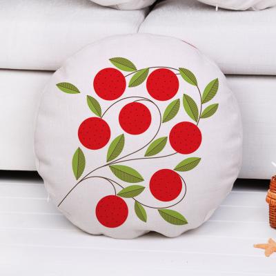 China Anti-bacteria Home Plain Cotton And Flower Leaf Linen Throw Around Cushion Cover for sale