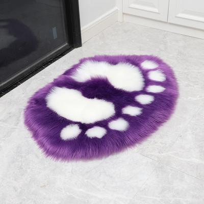 China Washable Design Living Room Carpet Faux Fur Anti-Slip Blankets With Blanket Warmer for sale