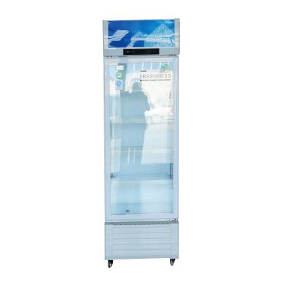 China New Style Single-temperature Dooe Beverage Glass Upright Showcase Cooler Commercial Refrigerator for sale