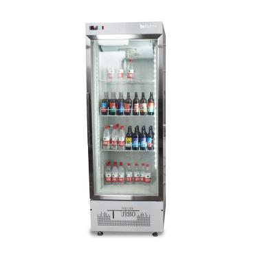 China Single-temp Upright Freezer With Glass Doors Freezer On Wheels Slim Freezer for sale