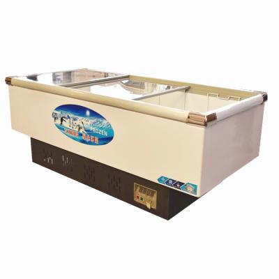 China Single-temperature Commercial Freezer For Shrimp Counter Top Display Freezer Freeze Chest Freezer for sale