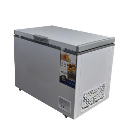 China Horizontal Bottom Freezer Top Single Commercial Freezer Chest Freezer Hotel Open Door Chest for sale