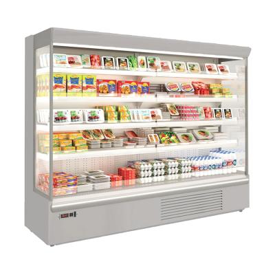 China Single-temperature Supermarket Refrigerated Open Refrigerator Display Freezer Compartment Refrigerator Preserves Vegetables for sale