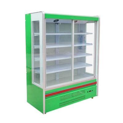 China Single-temperature 1m~2.5m long supermarket refrigerator remote vegetable refrigerator factory direct sales for sale