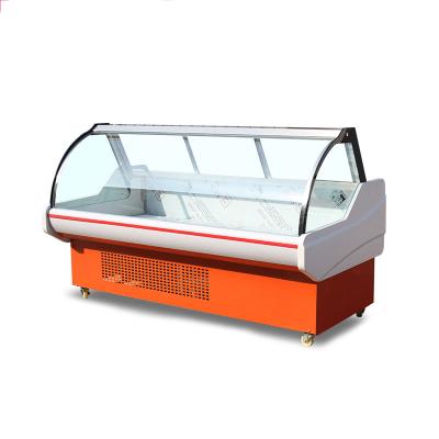 China food & Commercial Beverage Factory Butchery Supermarket Meat Freezer Refrigerator Fridge Display Fresh Meat Display Fridge for sale