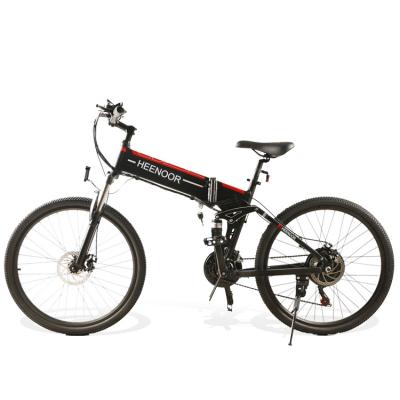 China Aluminum Alloy US Warehouse DDP 500w 26Inch Full Suspension Shock Absorber Folding Electric Bicycle Ebike for sale