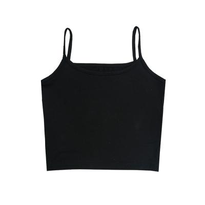 China 2022 QUICK DRY New Condole Belt Woman Knitted Four Way Stretch Women's Small Tank Top Vest for sale