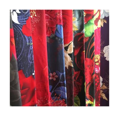 China 55-90gsm New Printing Chiffon Digital Listing Dyeing Fabric Printing Woven Fabric for sale