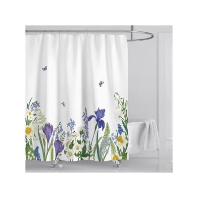 China Beautiful Sustainable Games Set Customized Printed 180X180Cm Wholesale Shower Curtain for sale