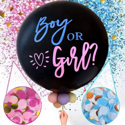 China Round Boy Or Girl Gender Reveal Party Decoration 36