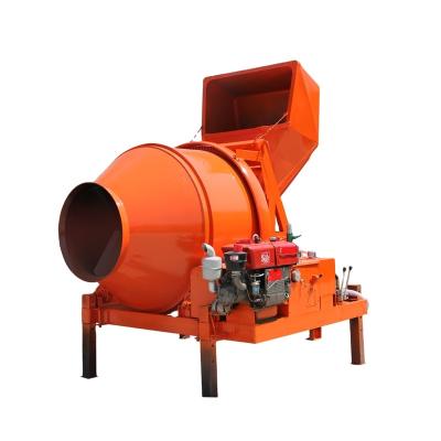 China Construction Works Diesel Engine Power Concrete Mixer Machine Orange Engine Filling Pump Construction Sales Hydraulic Easy Operate On Hot Sale! for sale