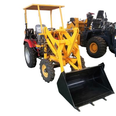 China Building material shops hot sale 0.6 ton mini wheel loader forklift smallest multifunctional front wheel loader for sale for sale