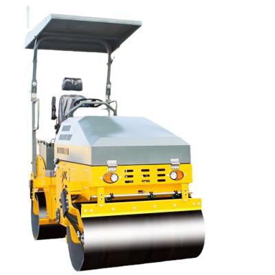 China New Farms Mini Compactor Double Drum Vibratory 3ton Road Roller Price for sale