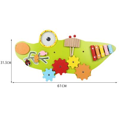 China New Design Creative New Design Puzzle Toy Montessori Toys Wooden Children's Wall Crocodile Toys For Child Education for sale