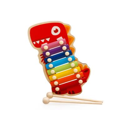 China Top Toys 2019 Piano Toy Eco-friendly Wooden Knocking Educational Toys For 4 Years Old Piano Wooden Knocking Toy Animal Shape Musical Instrument for sale