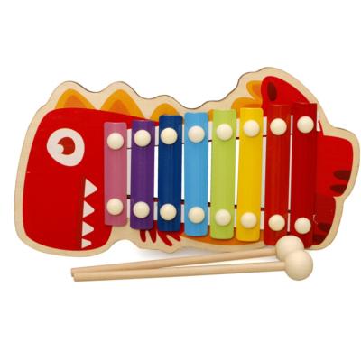 China Hot Selling Environmentally Friendly Wooden Clapping Piano Enlightenment New Products Musical Toy Dinosaur Toy Piano Wooden Clapping Toy for sale