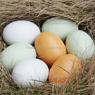 China Fully Assembled Wooden Montessori Materials Easter Egg Woode Eggs 7 Pieces 3 Color for sale