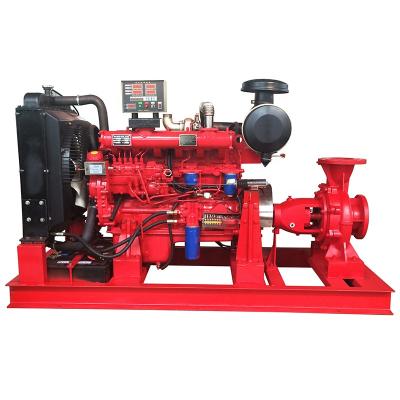 China High Efficiency XBC ISO9001 Fire Fighting Pump Diesel Engine Water Pump Supplier With Control Panel for sale