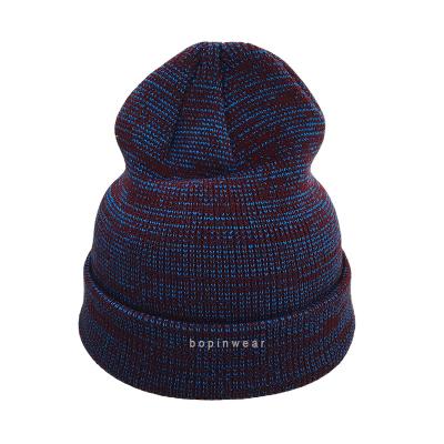 China Factory Wholesale Custom Jacquard Knitted Hat Acrylic Beanie Hats For Men Women for sale