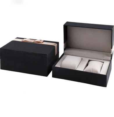 China High-end watch box Wholesale Custom Logo  Watch Packaging Box leather watch box with pillow for watch for sale