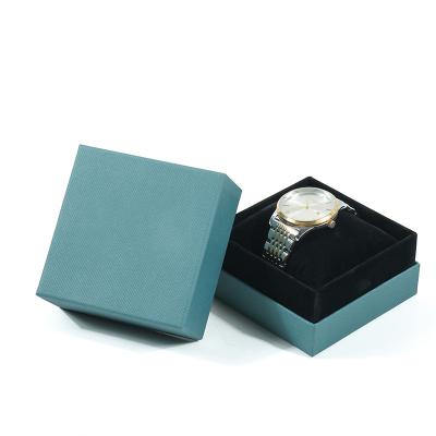 China Eco-friendly Custom Foil Logo Upper And Lower Carton Gift Pillow Watch Paper Box for sale