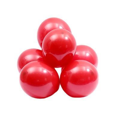 China Durable Manufacturer Made Birthday Party Supplies Decoration Red Latex Metallic Balloon for sale