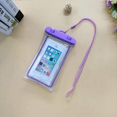 China Waterproof Cell Phone Case PVC Bag Smartphone Cell Phone Strap Cellphone Phone Case Bag for sale