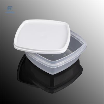 China Hot Sale Disposable Crisper 350ml PP Frozen Food Disposable Packaging Container Recyclable for sale