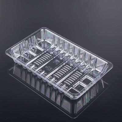 China Recyclable Recycle Food Grade Disposable Plastic Quick Meal Pet Tray for sale