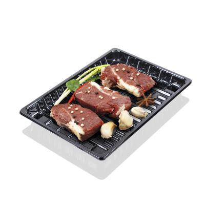 China Recyclable Healthy Food Grade Fast Food Fresh Meat Safe PET Tray for sale