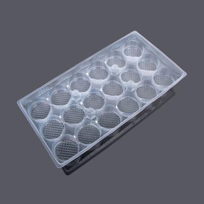 China Recyclable Plastic Food Grade Cookie Tray Compartment Food Containers for sale