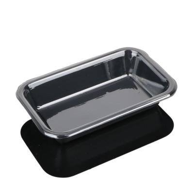 China Recyclable Food Grade CPET Tray Plastic Oven Food Baking Spare Tray for sale