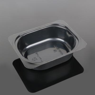 China Recyclable Microwave Oven Pastry Tray Supermarket Packaging Meat Pie Trays for sale