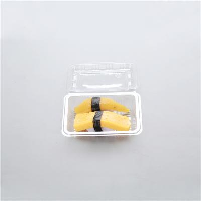 China Disposable Small Slice Cake Packaging Box Disposable Clear Plastic for sale