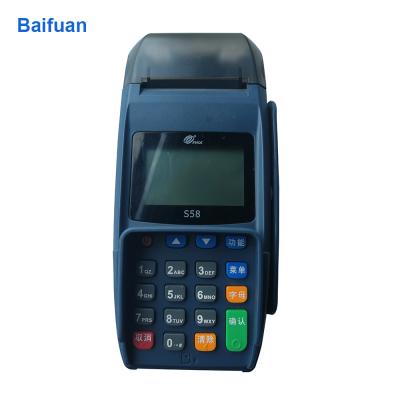 China 6000 pieces in stock well used working pos device Pax s58 pos terminal with gprs or lan 192MB for sale