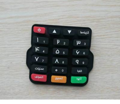 China s910 silicone pos keypad with persian language for sale