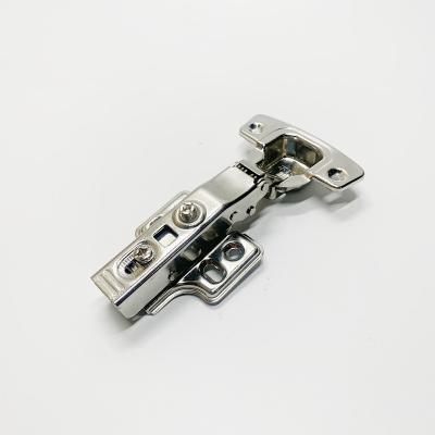 China Stainless Steel Traditional Flat-Push Staple Buffer Hydraulic Soft-Close Cabinet Hinge for sale