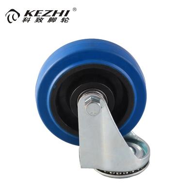 China Industry Excellent Quality Small Bolt Hole Swivel Medium Duty Caster Swivel Caster Wheel Rubber for sale