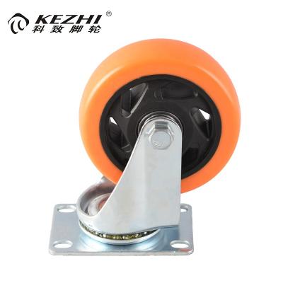 China Industry Quality Assured Activity Caster Medium Duty Type PVC Or Outdoor PU Wheel For Carts for sale