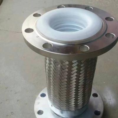 China 316 stainless steel flange expansion joint food grade metal corrugated pipe corrugated for hot steam piping corrugated pipe for sale