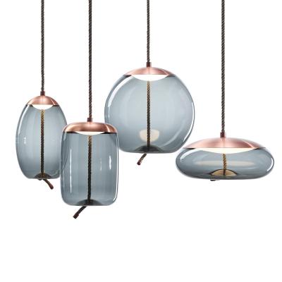 China Modern hot modern new products glass pendant lamp for restaurant and living room for sale