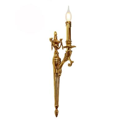 China New 2021 high quality European wholesale wall lamp indoor lighting brass decorative wall lamp for sale