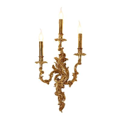 China Wholesale luxury glass wall lamp bedroom living room bedside aisle wall lamp from EUROPE supplier China for sale