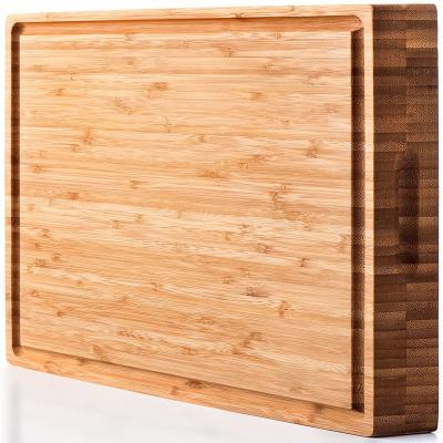 China Hash Butcher Reversible Serving Block Large Viable Universal Wooden Cutting Board with Juice Groove for sale