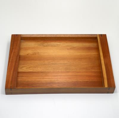 China Sustainable Solid Wood Coffee & Tea & Dessert Tray Custom Acacia Wood for sale