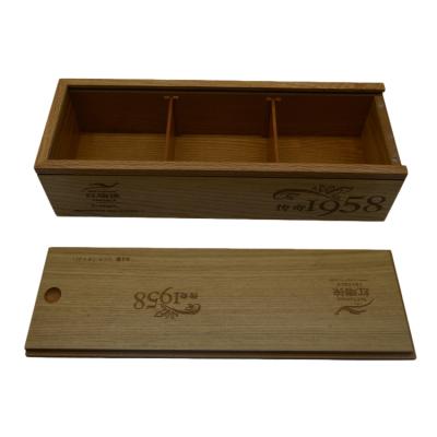 China Handmade wholesale high quality wooden rectangular storage box with lid for sale